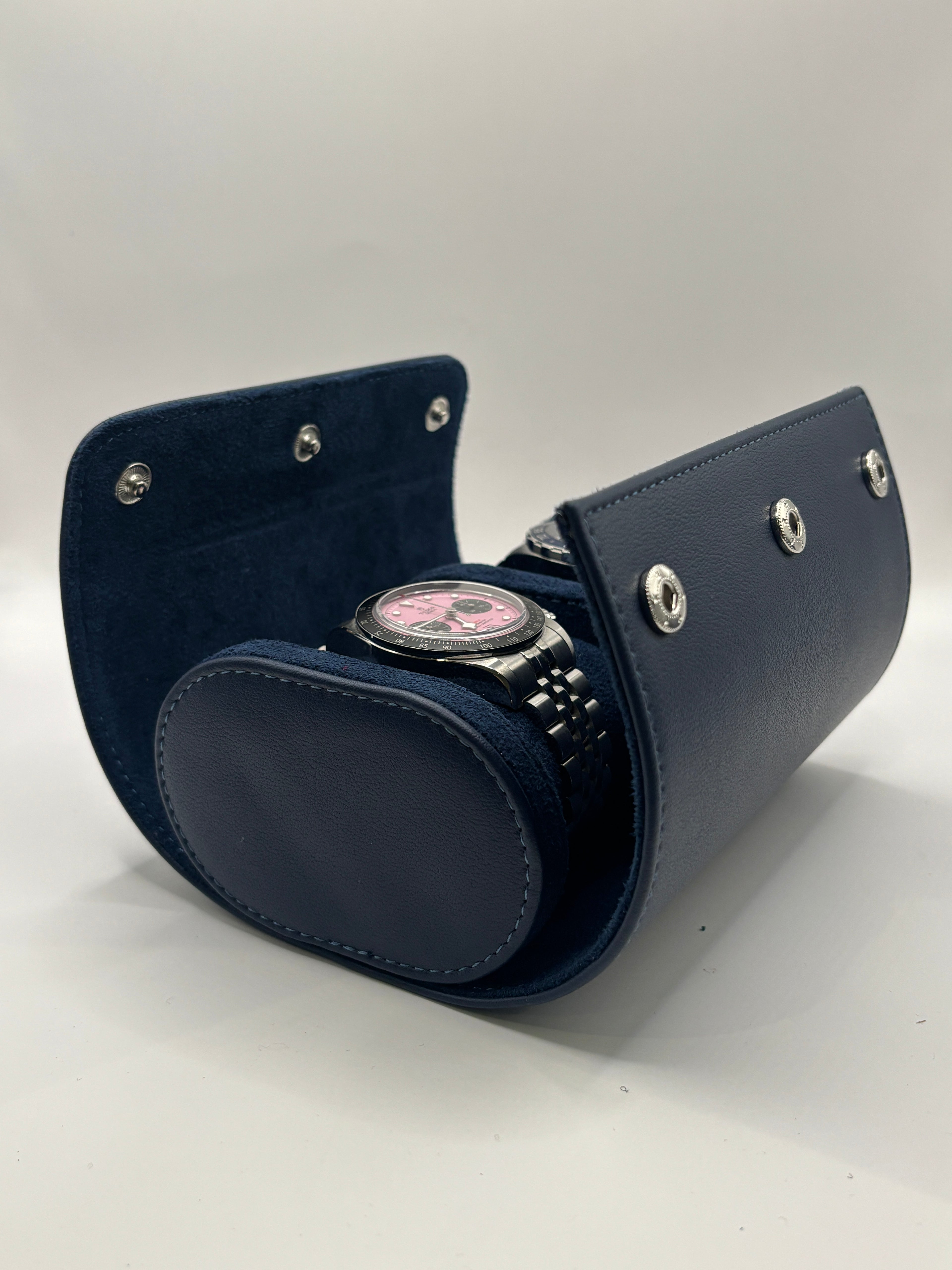 Tidal Blue - Luxury Watch Roll - 1, 2 or 3 Watches.