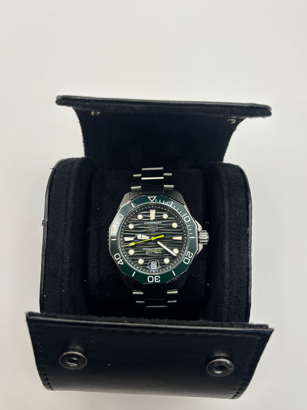 Black Luxury Watch Roll – 1, 2, or 3 Slot Travel Case