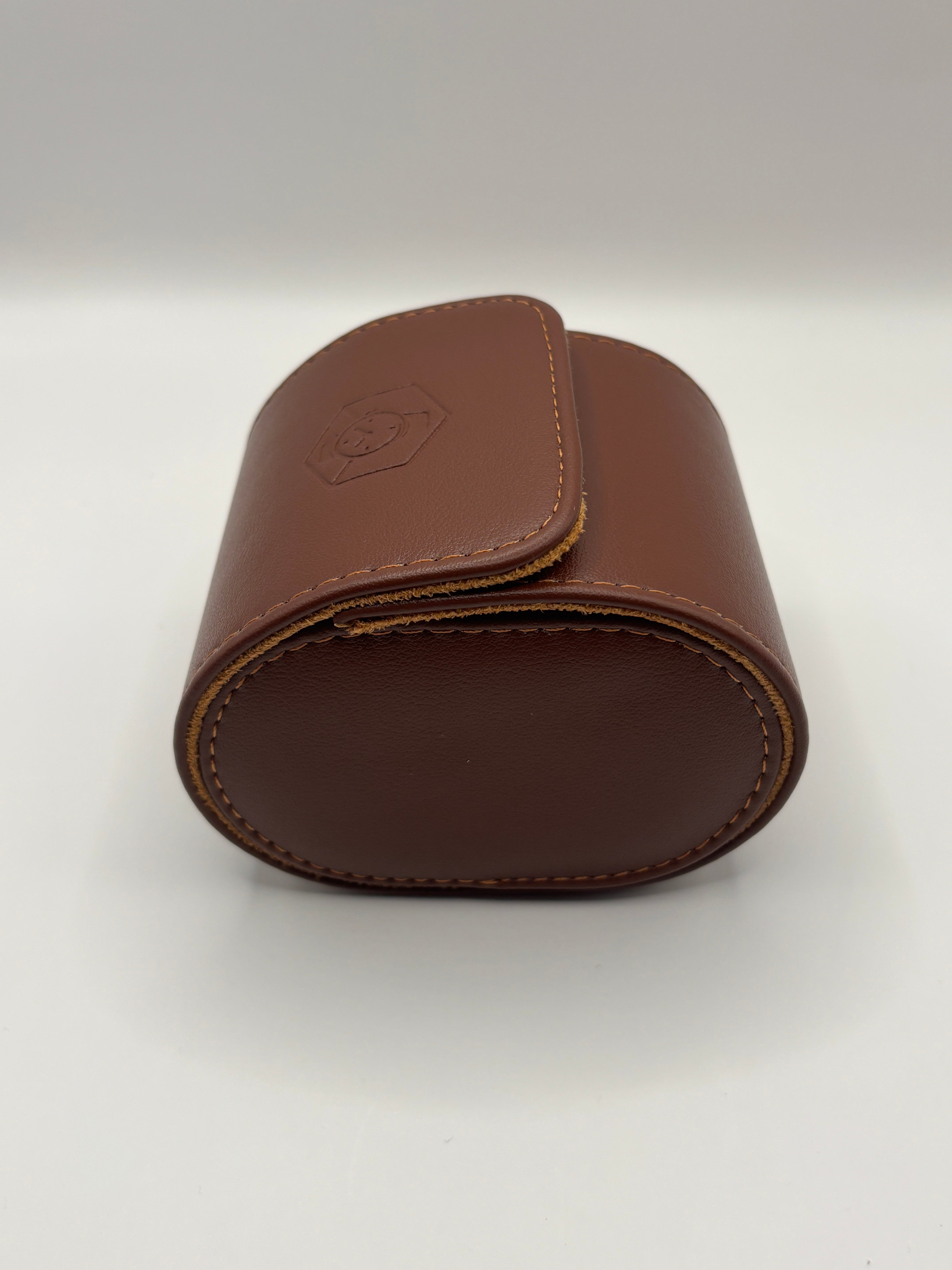 Brown Luxury Watch Roll – 1, 2, or 3 Slot Travel Case