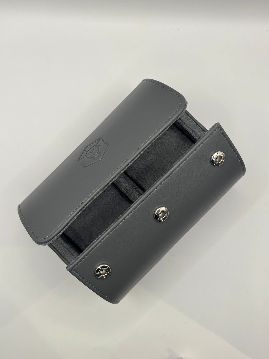 Glorious Grey - Luxury Watch Roll - 2 Watches.