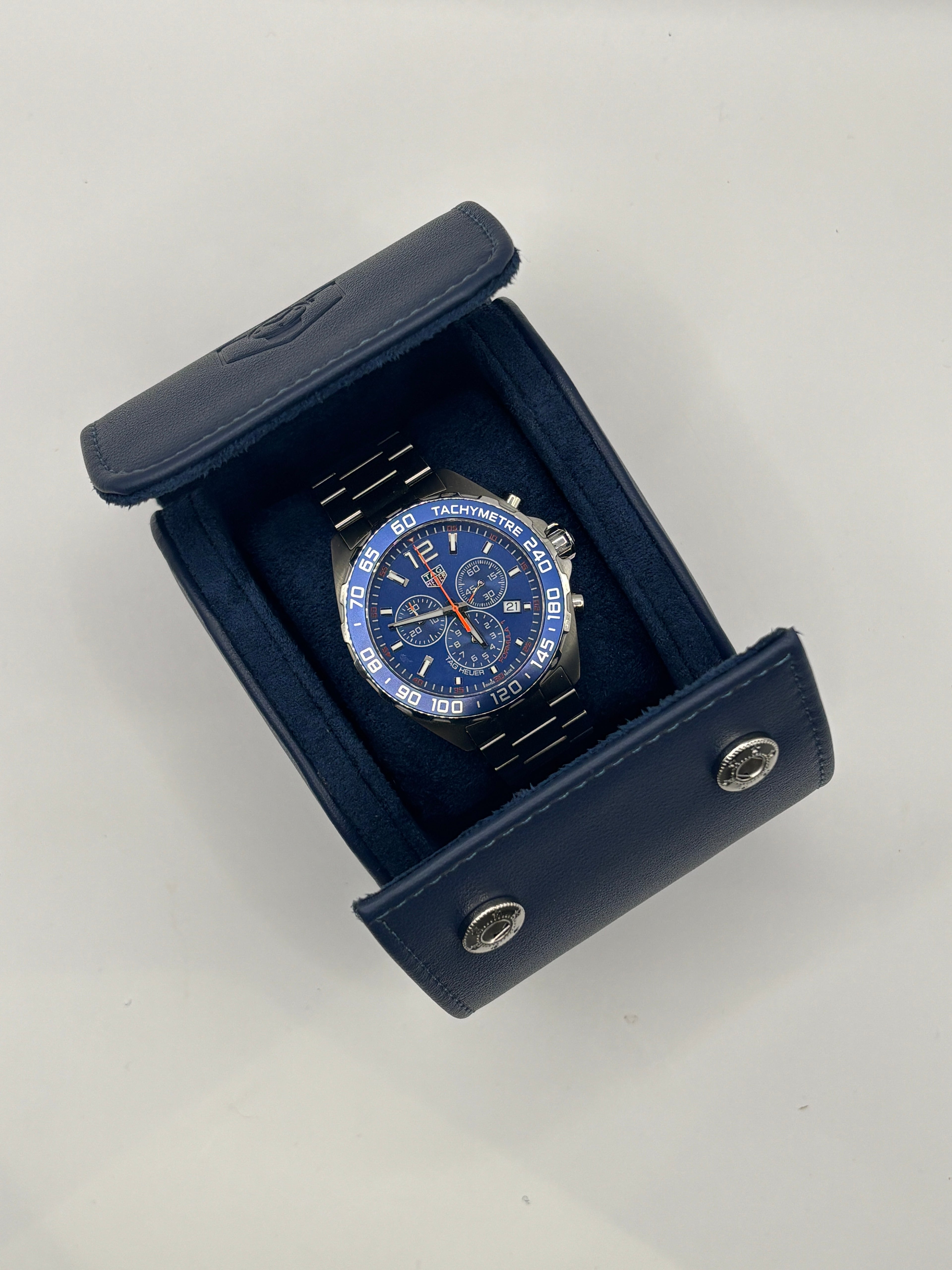 Tidal Blue - Luxury Watch Roll - 1, 2 or 3 Watches.