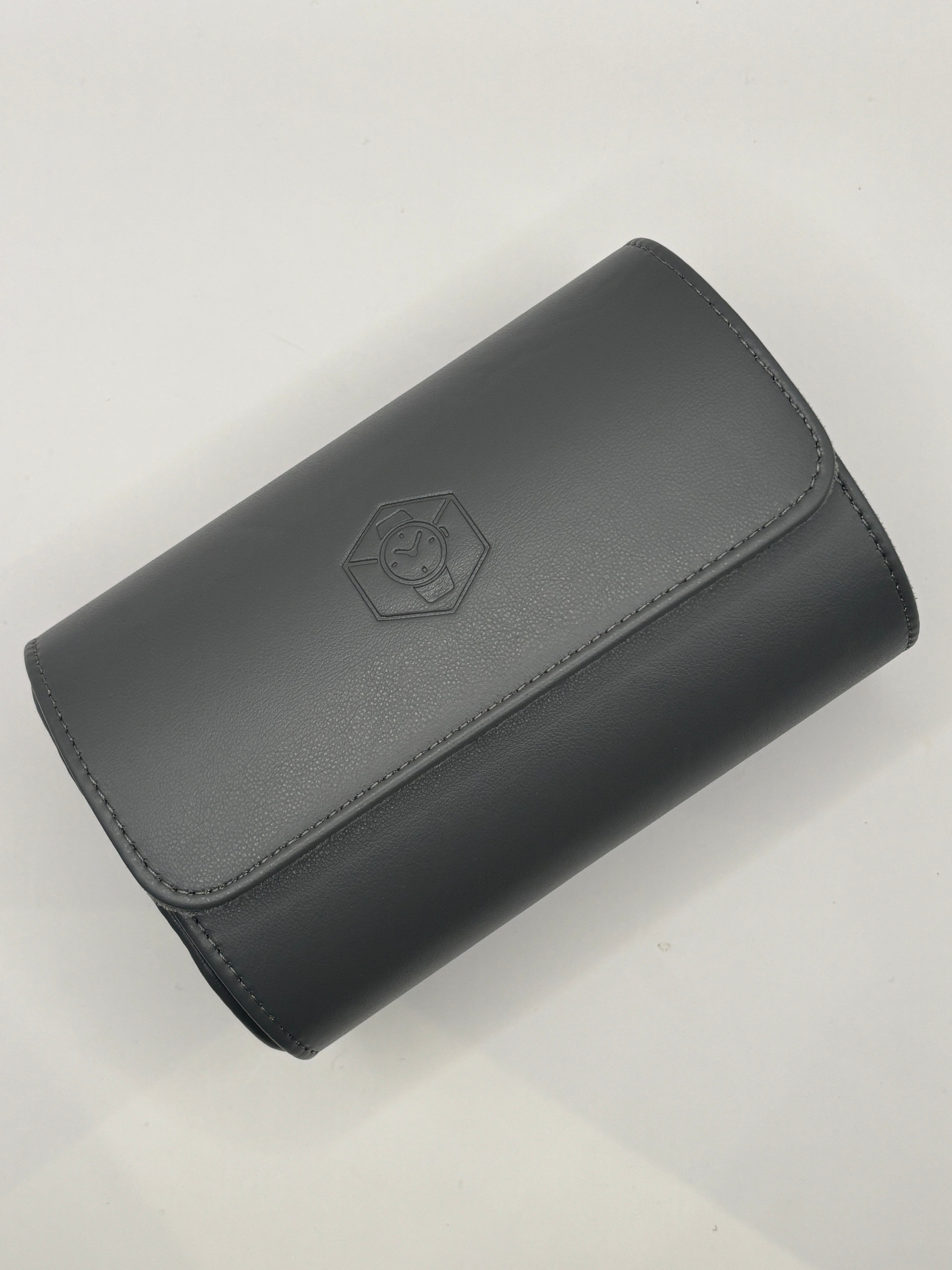 Glorious Grey - Luxury Watch Roll - 2 Watches.