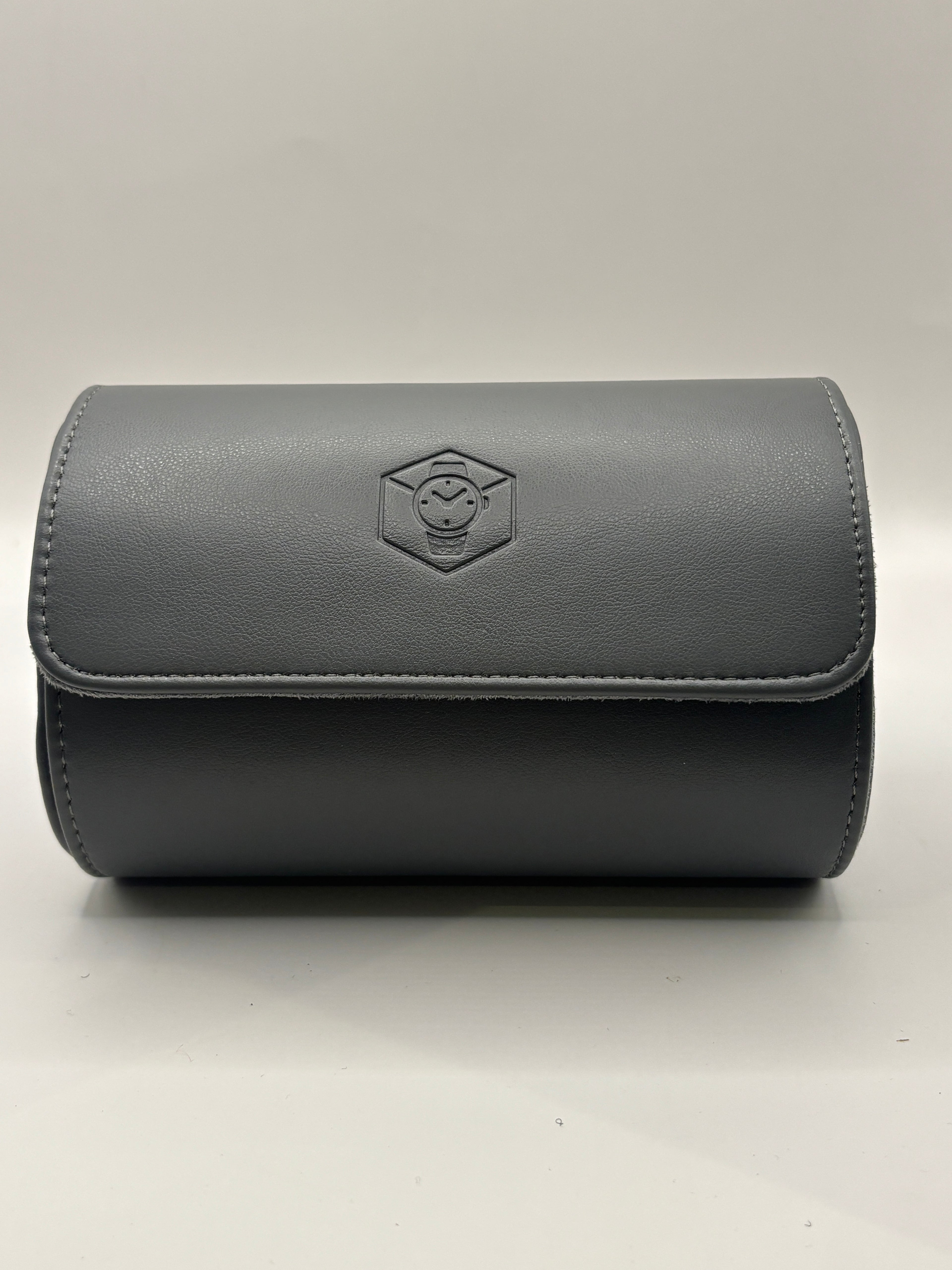 Glorious Grey - Luxury Watch Roll - 2 Watches.