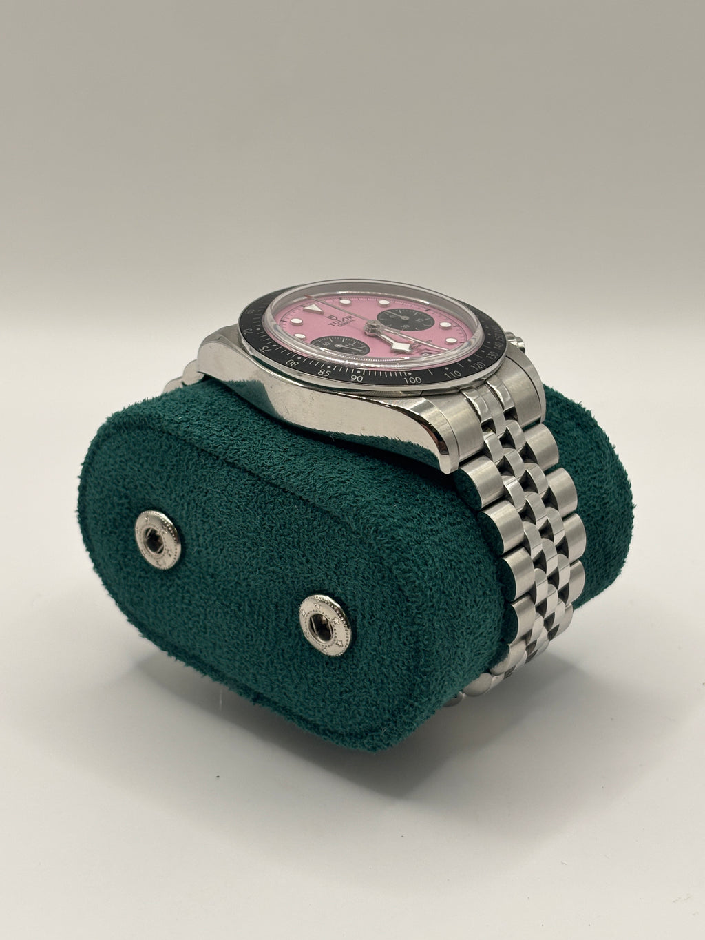 Augusta Green - Luxury Watch Roll - 1, 2 or 3 Watches.