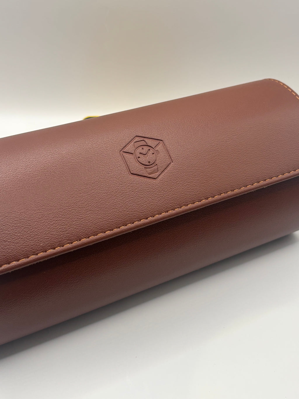 Tan Luxury Watch Roll – 1, 2, or 3 Slot Travel Case