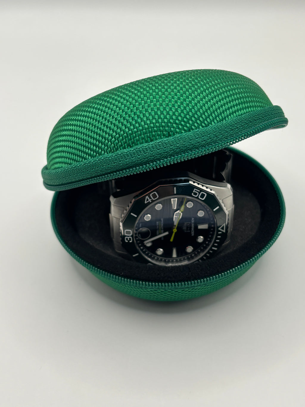 Compact Sports & Travel Watch Case with Carabiner Clip