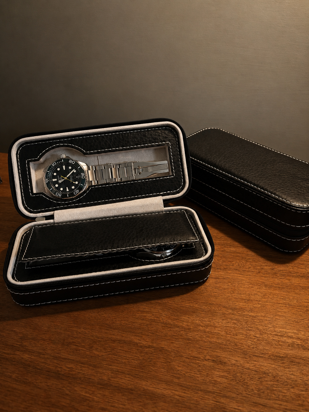 2 Watch Solid Travel Case