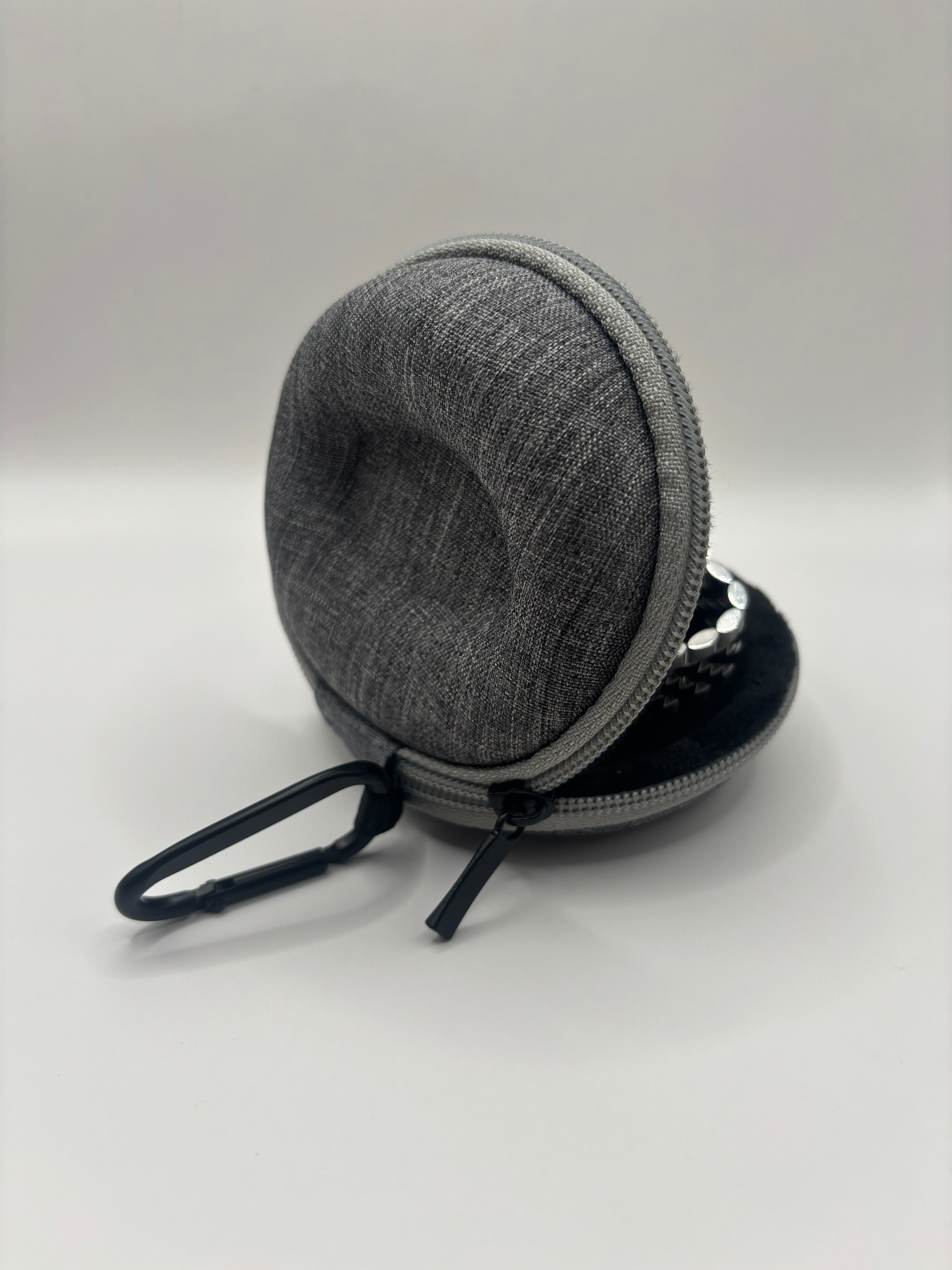 Compact Sports & Travel Watch Case with Carabiner Clip