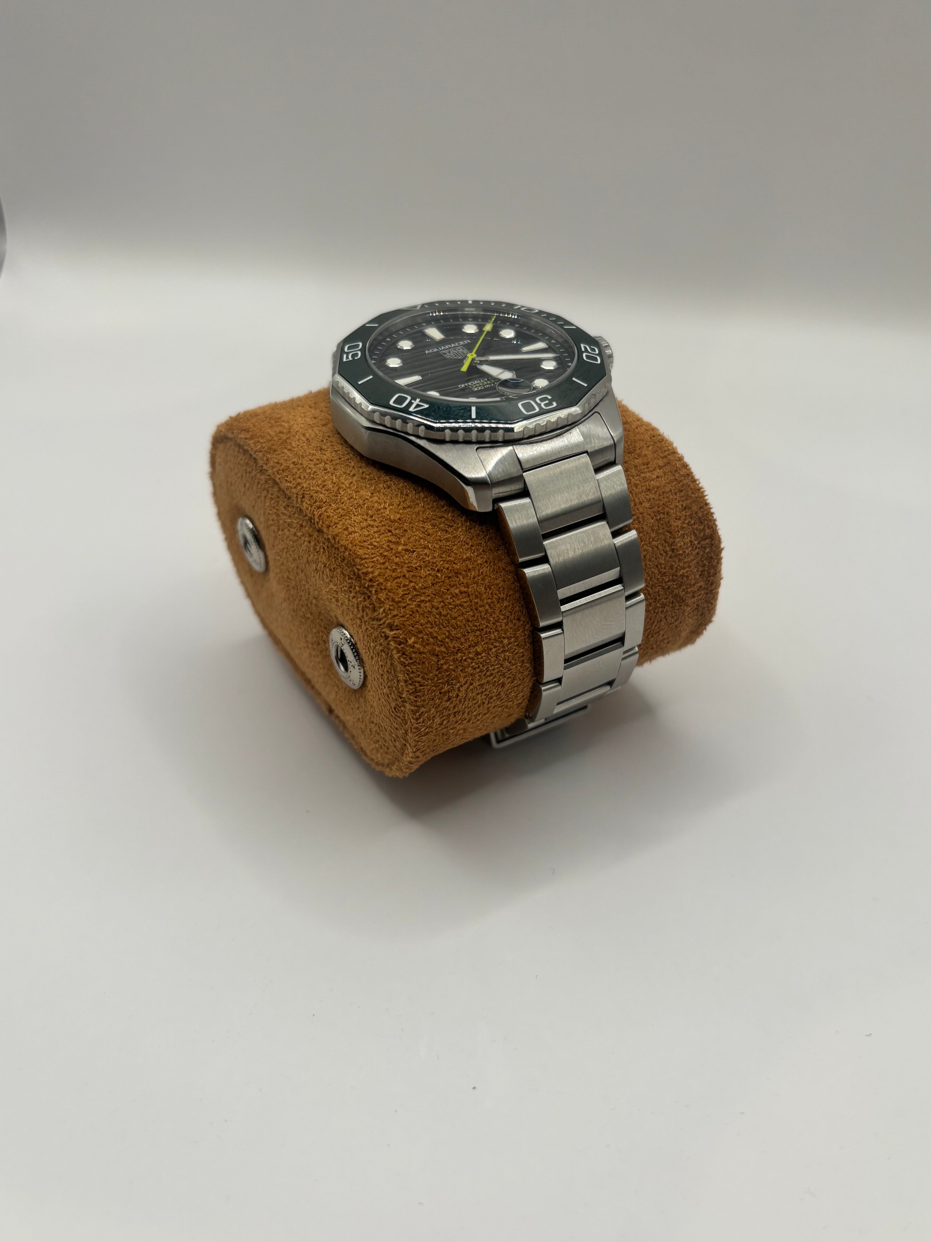 Tan Luxury Watch Roll – 1, 2, or 3 Slot Travel Case