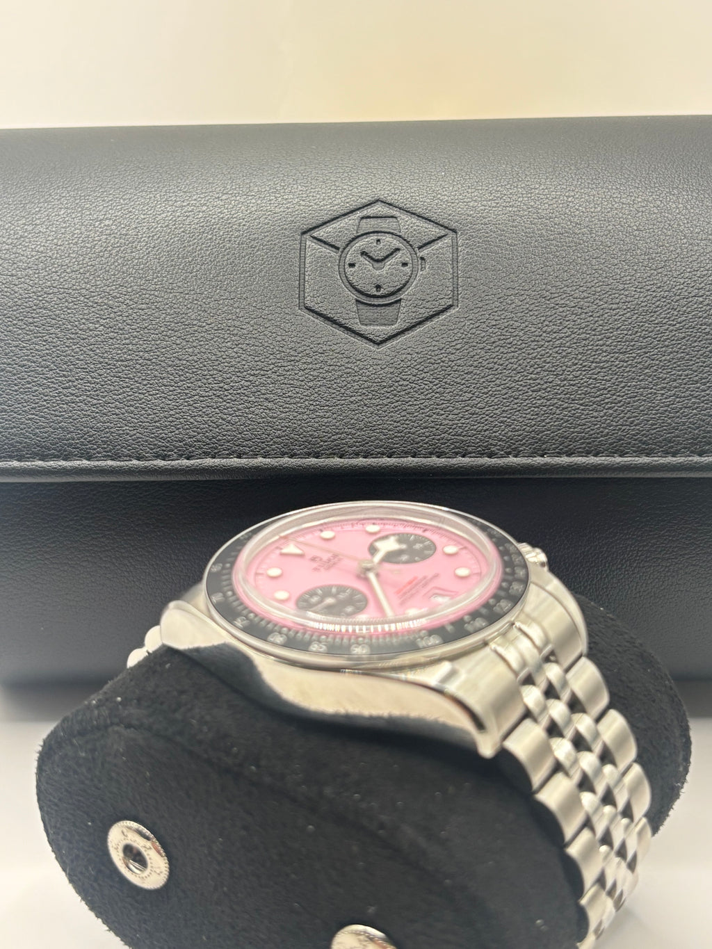 Black Luxury Watch Roll – 1, 2, or 3 Slot Travel Case