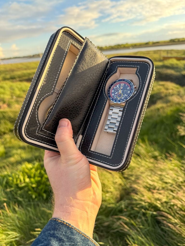 2 Watch Solid Travel Case